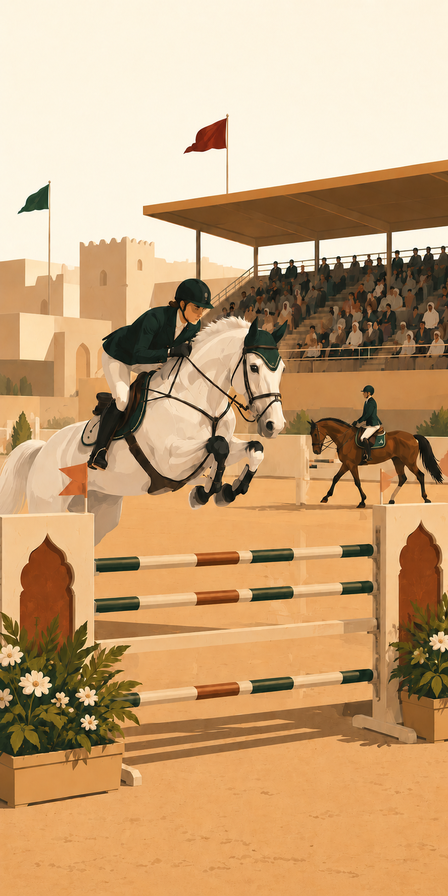 Equestrian sport competition